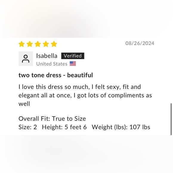 Two-Tone Cami Long Dress Commense size XS CM10 - Picture 9 of 10